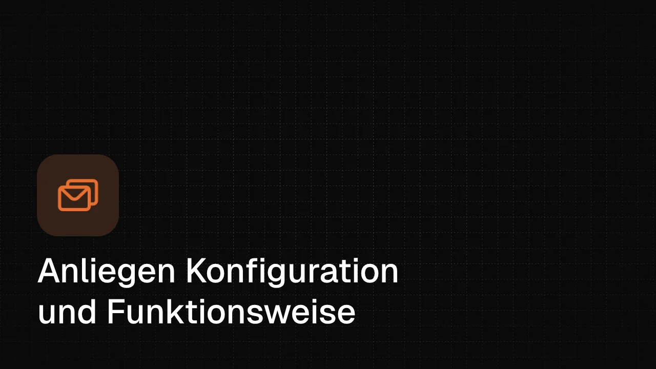 Anliegen und Team-Benachrichtigungen