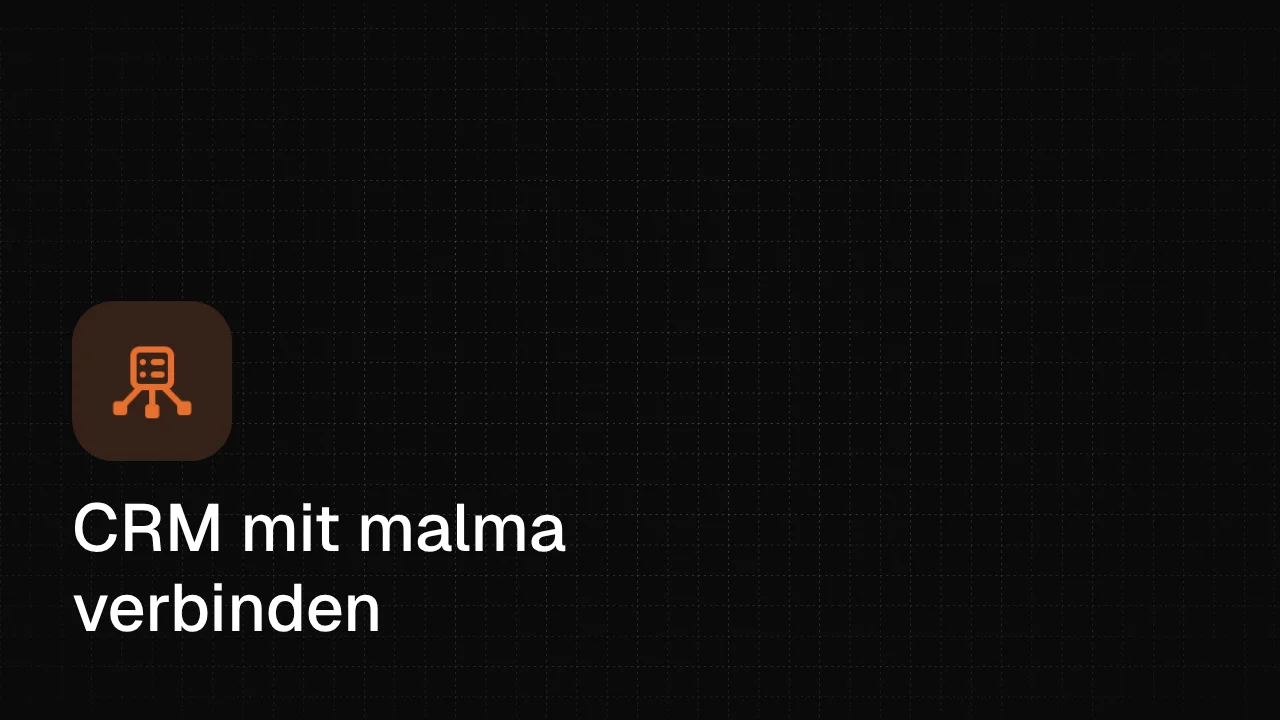 CRM mit malma verbinden