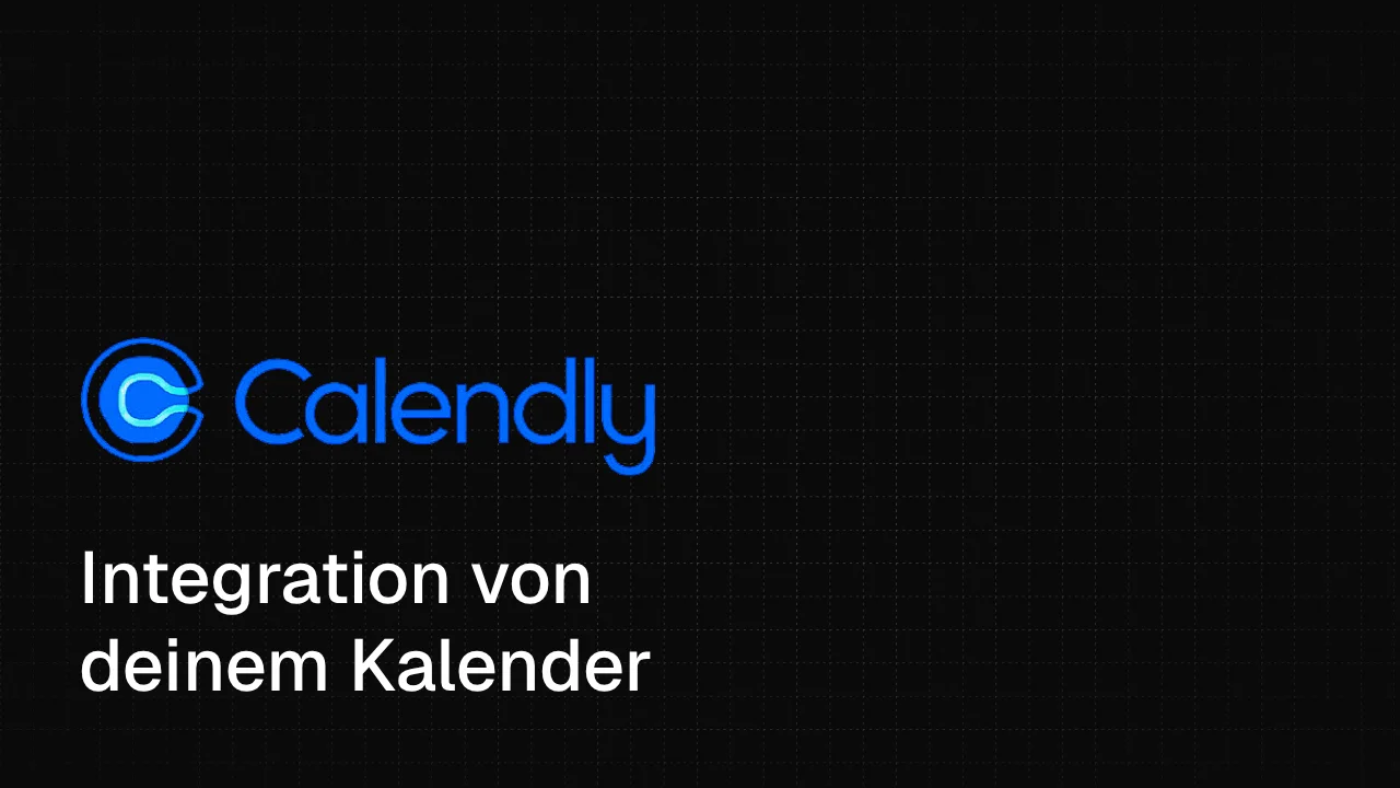 Calendly verbinden